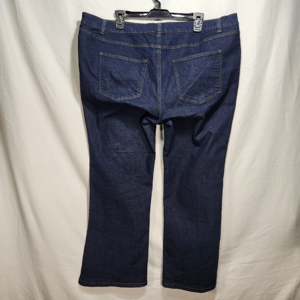 Woman Within Womens Blue Denim Jeans Size 20W Petite - Picture 2 of 5